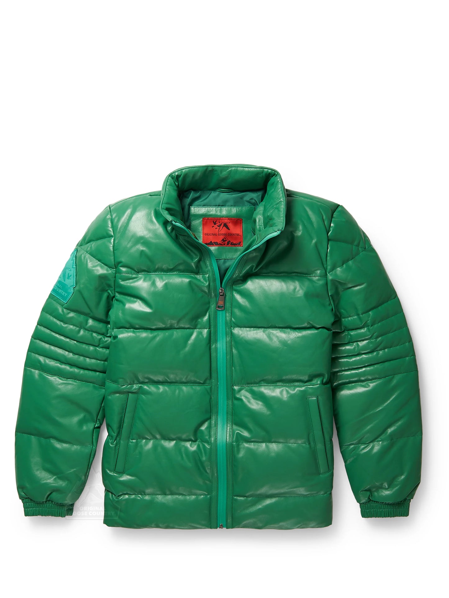 Original Goose Country Men's Goose Down Leather Jacket