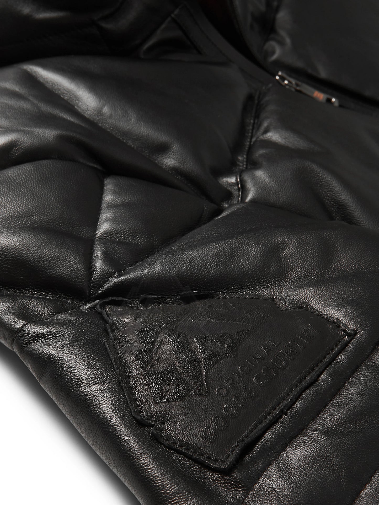 Original Goose Country Men's Goose Down Leather Jacket