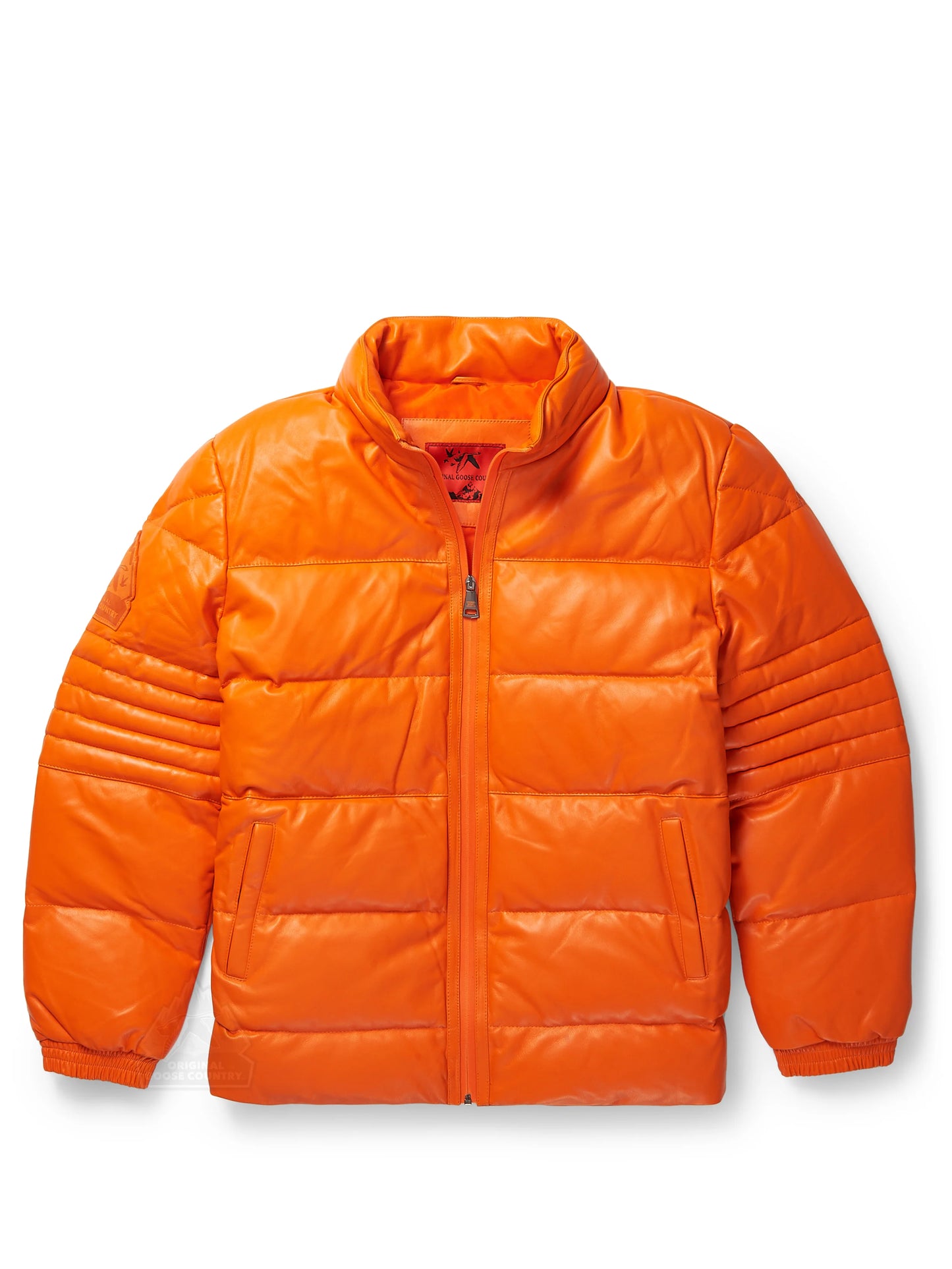 Original Goose Country Men's Goose Down Leather Jacket