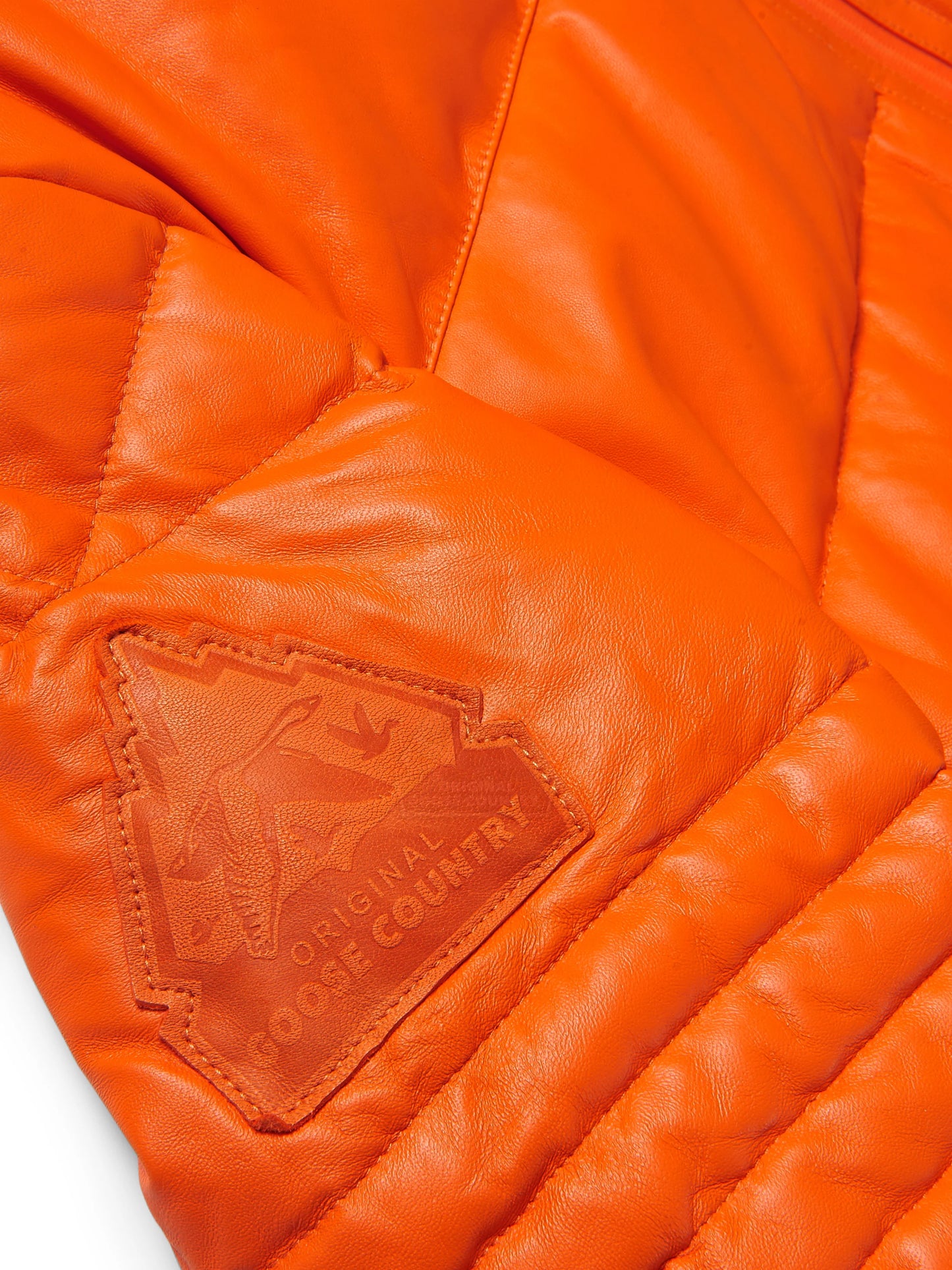 Original Goose Country Men's Goose Down Leather Jacket