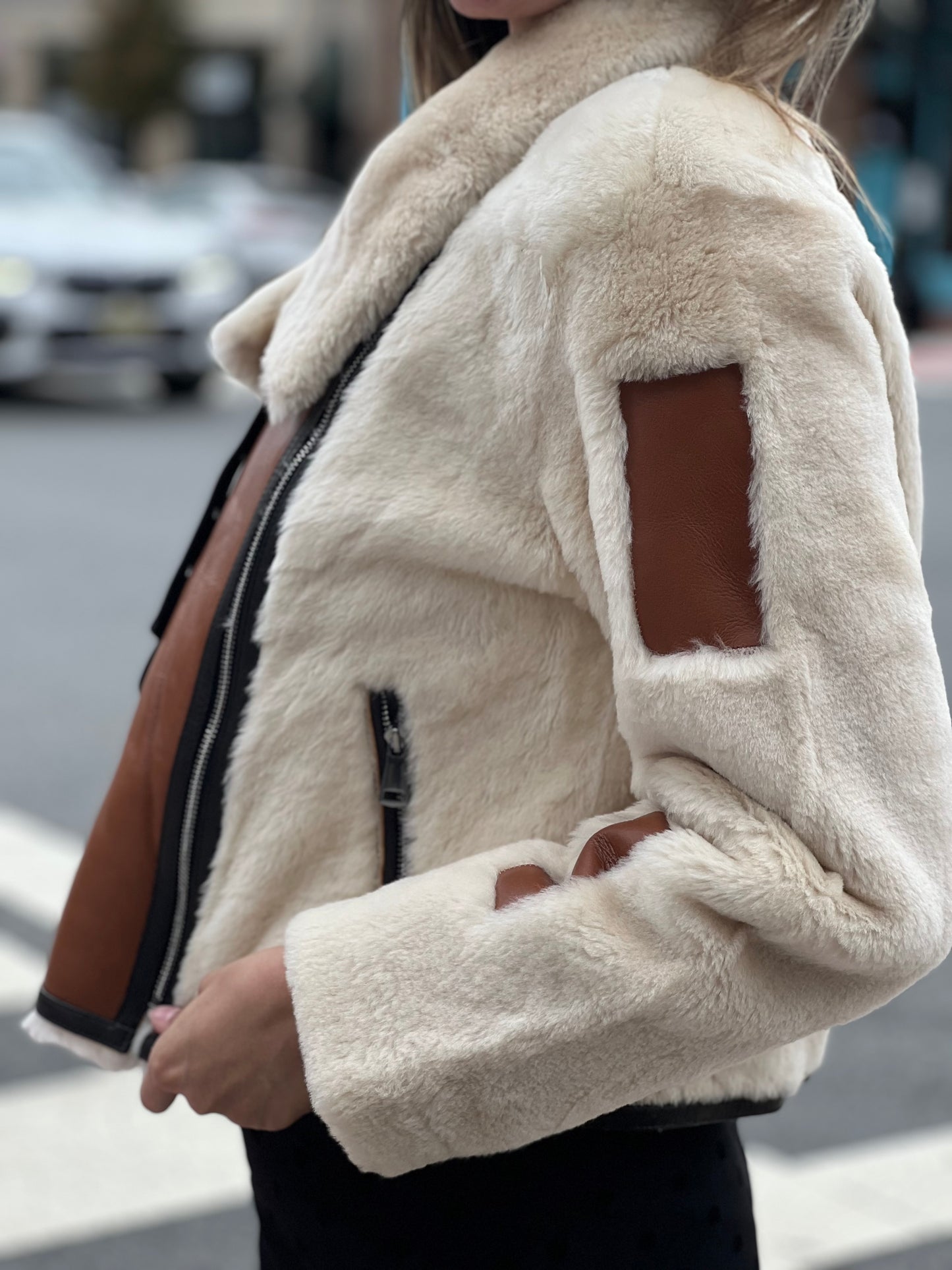 Tate - Sheepskin Shearling Coat