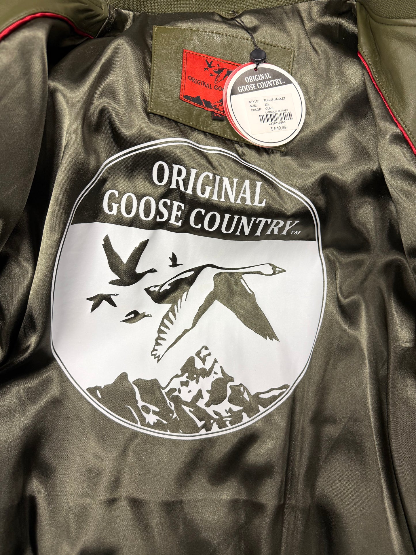 Original Goose Country Men's Leather Jacket