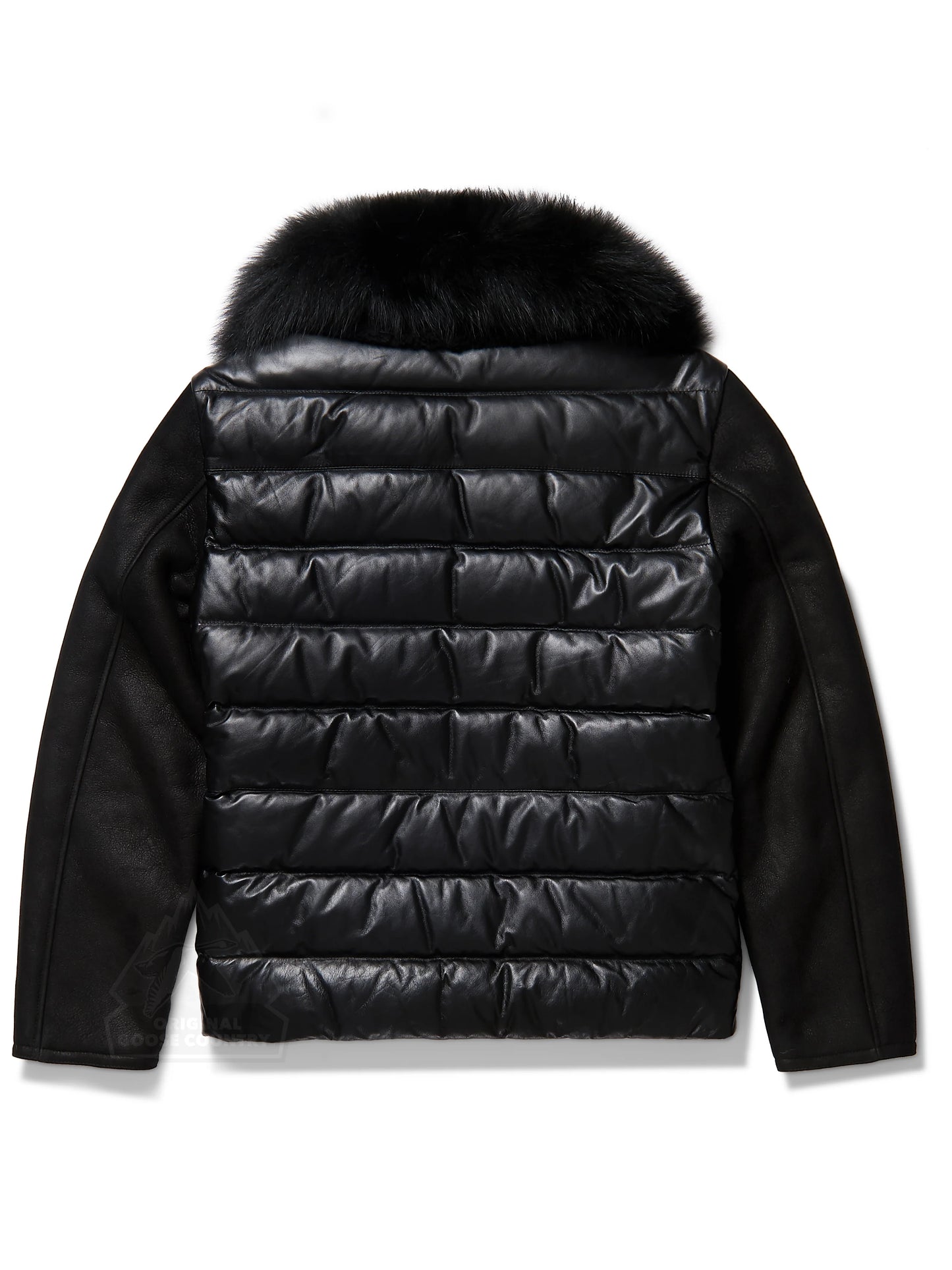 Original Goose Country Men's Goose Down Leather Jacket