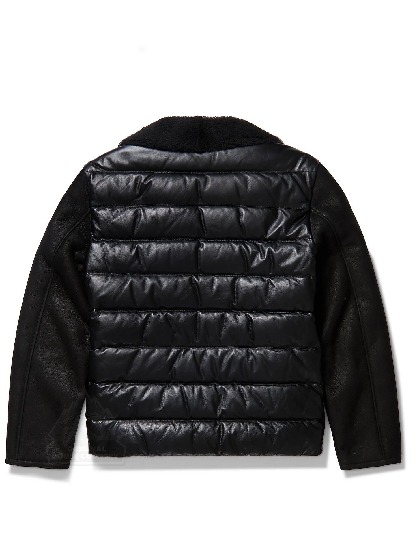 Original Goose Country Men's Goose Down Leather Jacket