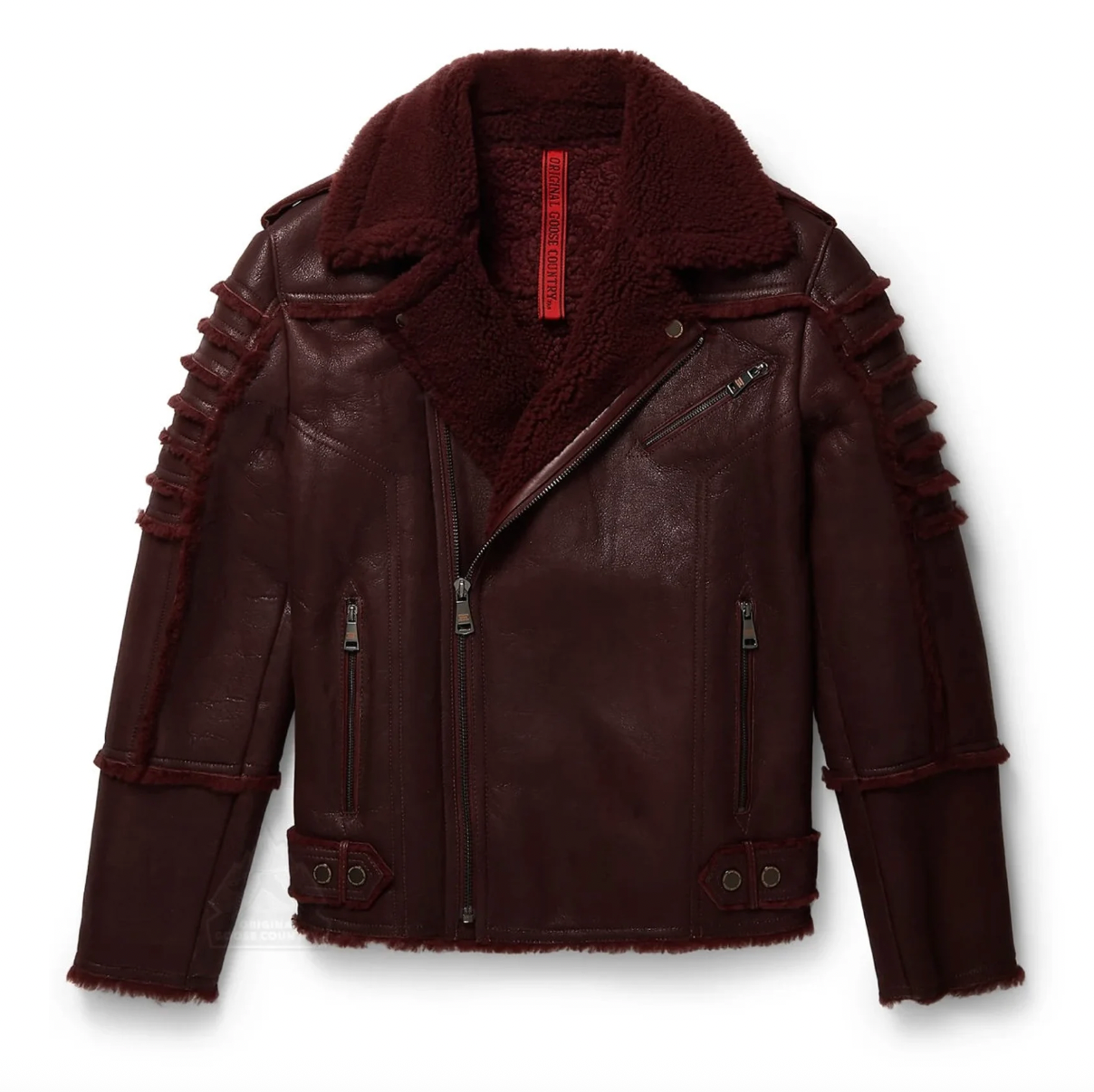 Original Goose Country Men's Sheepskin Shearling Jacket