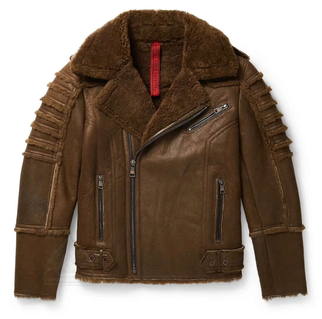 Original Goose Country Men's Sheepskin Shearling Jacket