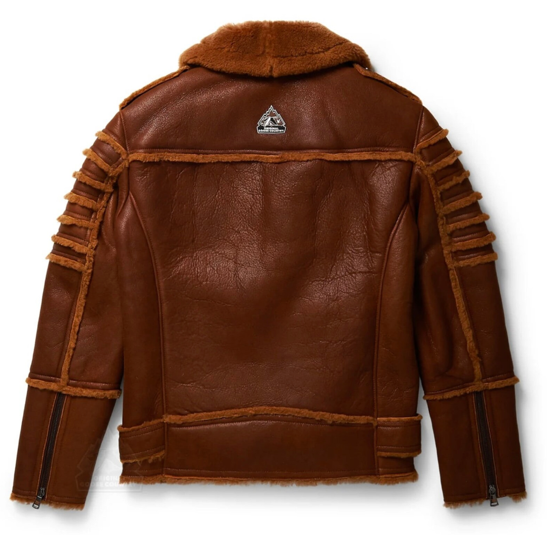 Original Goose Country Men's Sheepskin Shearling Jacket