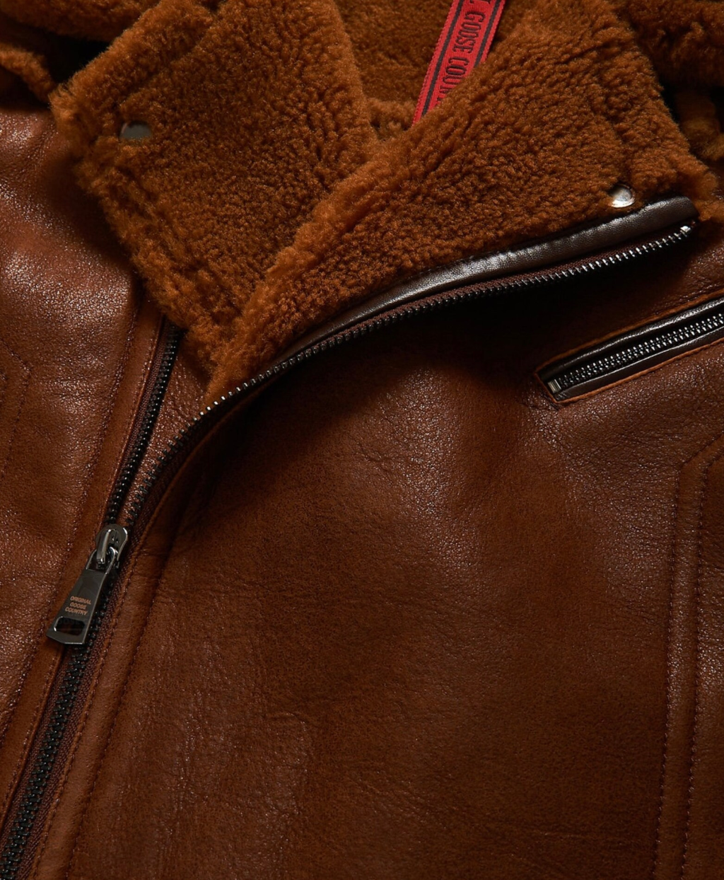 Original Goose Country Men's Sheepskin Shearling Jacket
