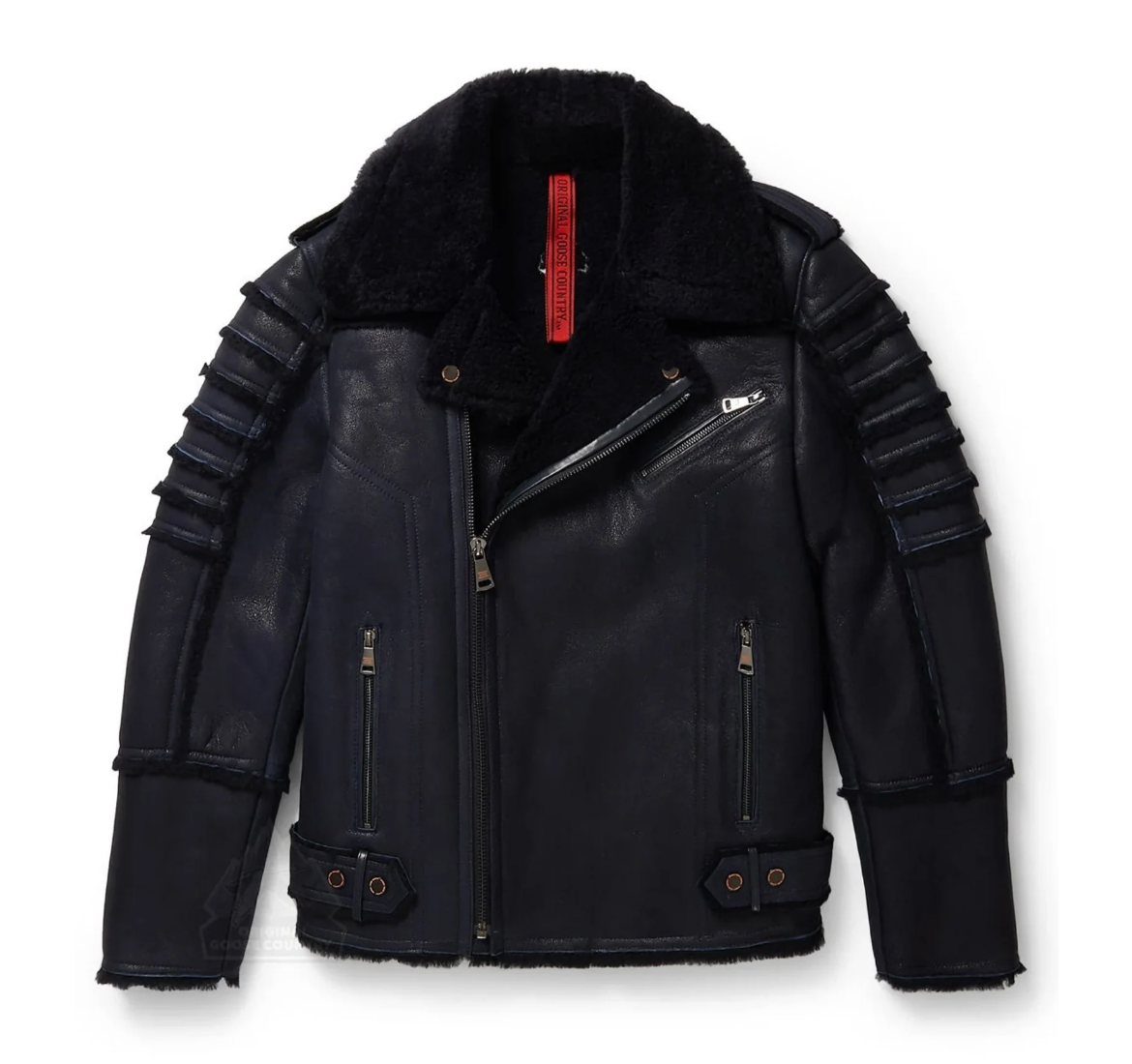 Original Goose Country Men's Sheepskin Shearling Jacket