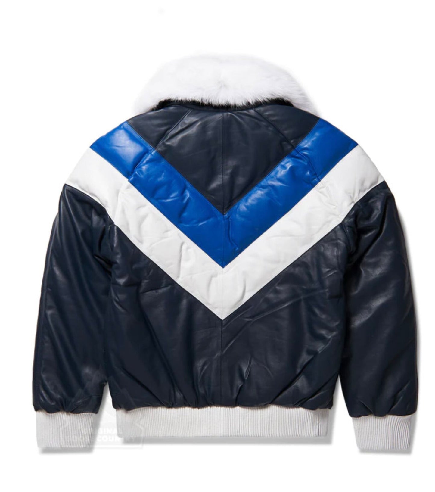 Original Goose Country Men's Goose Down Leather Jacket