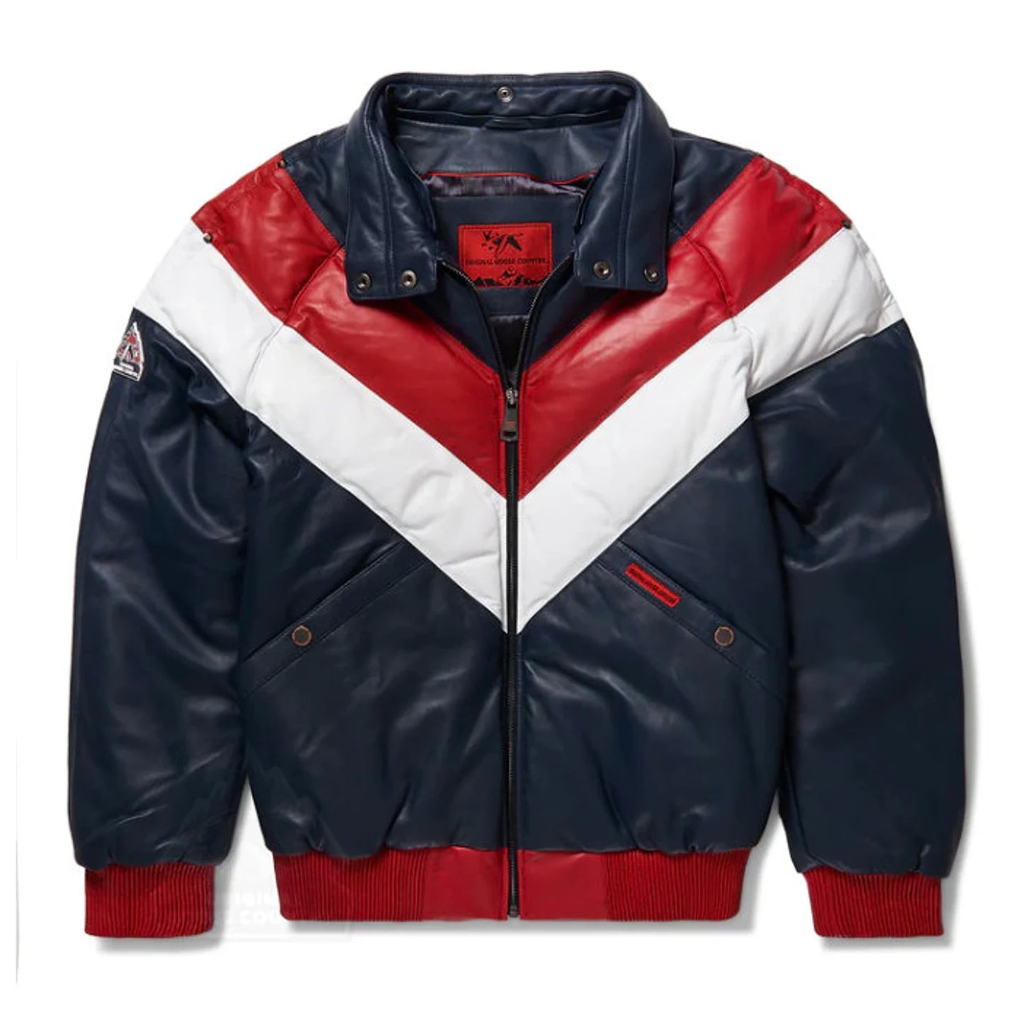 Original Goose Country Men's Goose Down Leather Jacket