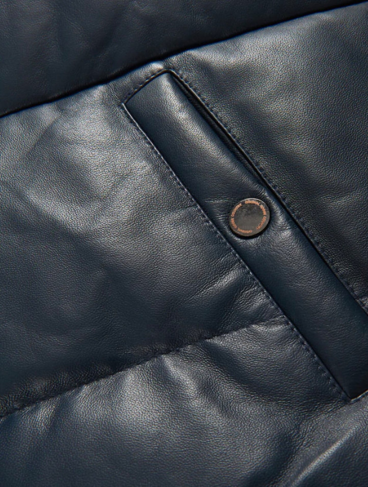 Original Goose Country Men's Goose Down Leather Jacket