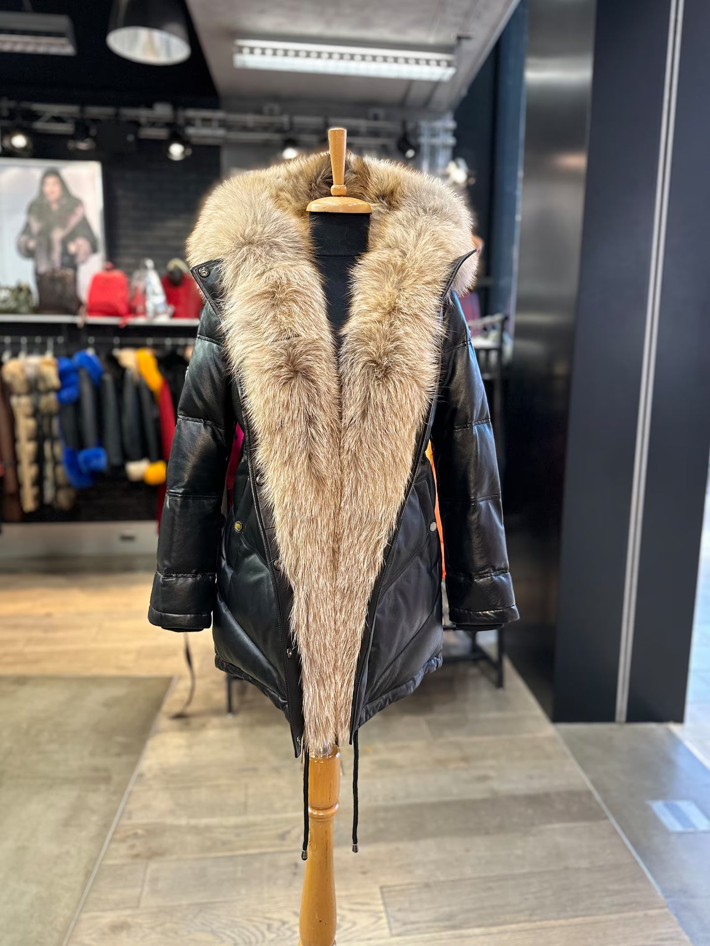 Original Goose Country Women's Down Parka With Fox Fur
