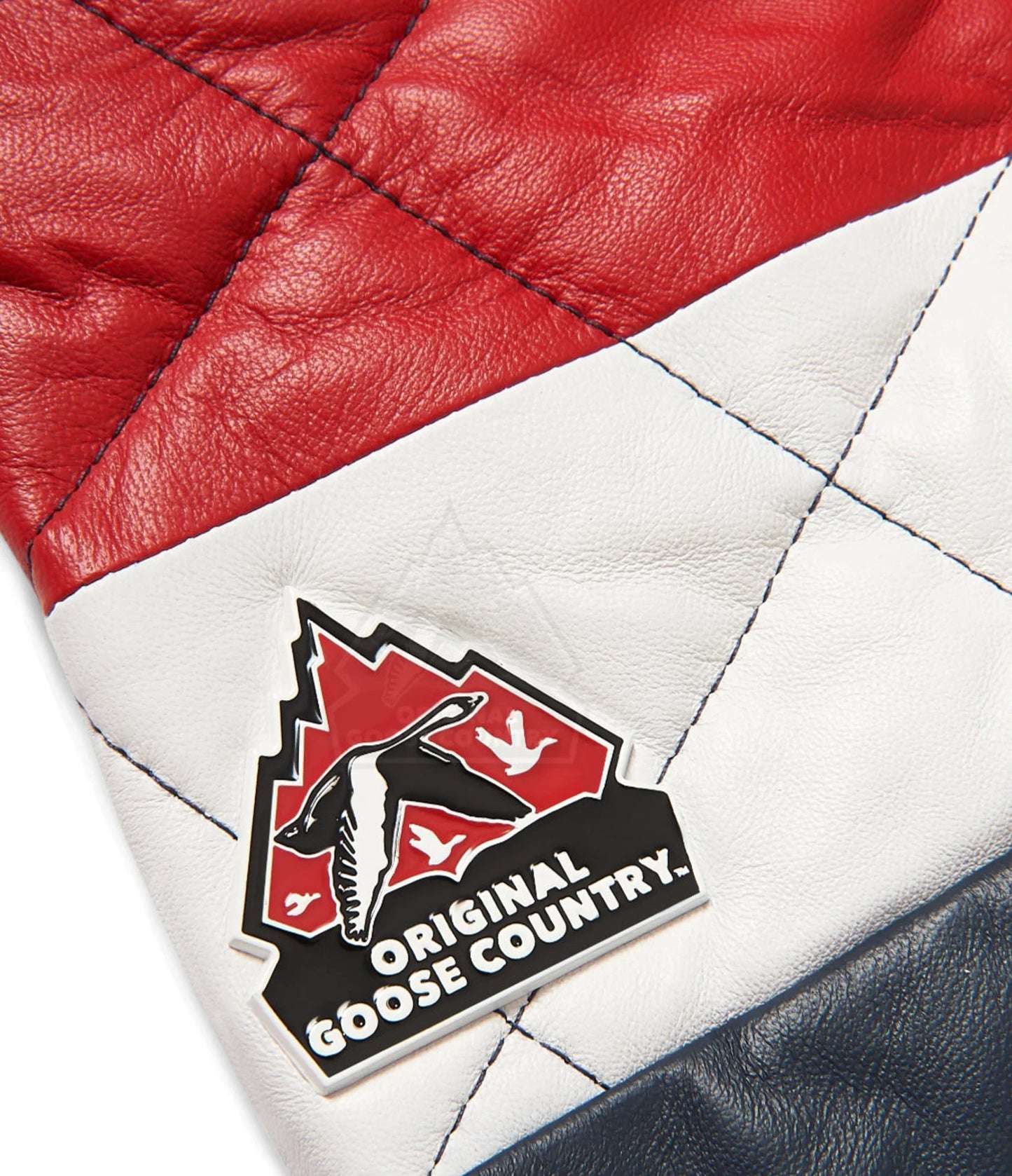 Original Goose Country Men's Goose Down Leather Jacket