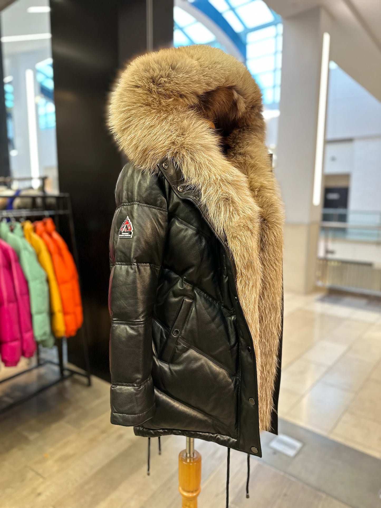 Original Goose Country Women's Down Parka With Fox Fur