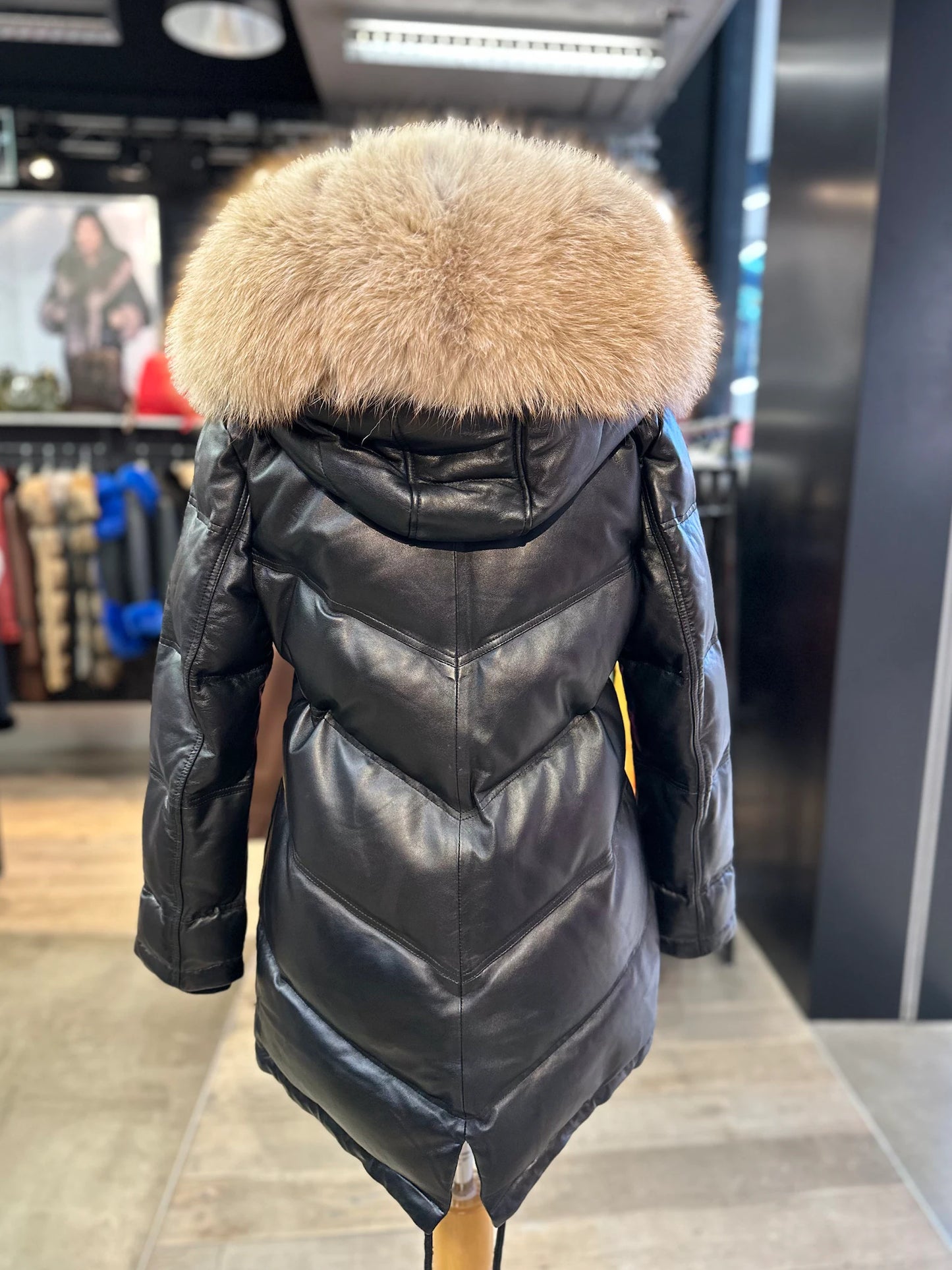 Original Goose Country Women's Down Parka With Fox Fur