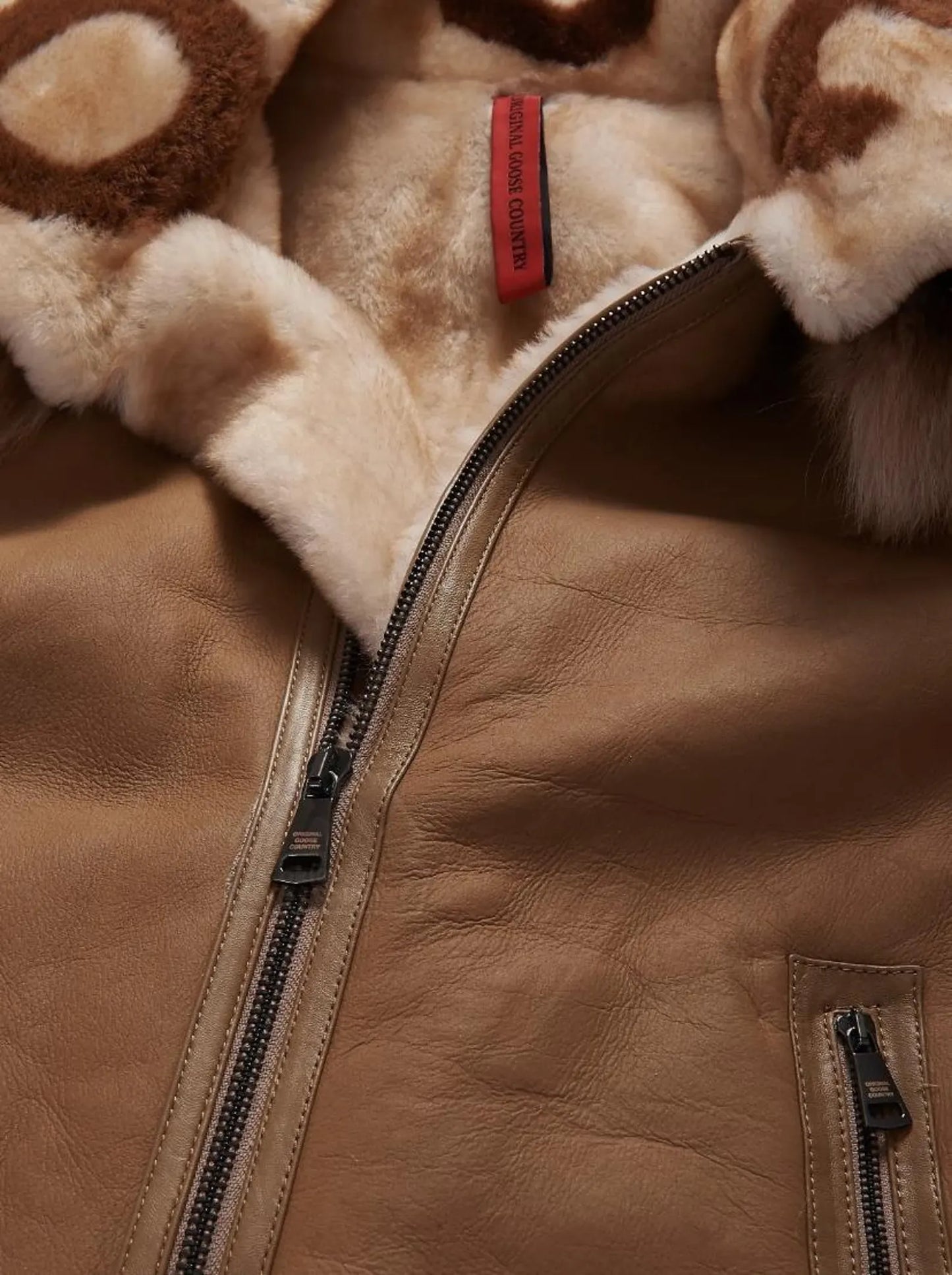 Original Goose Country Men's Sheepskin Shearling Jacket