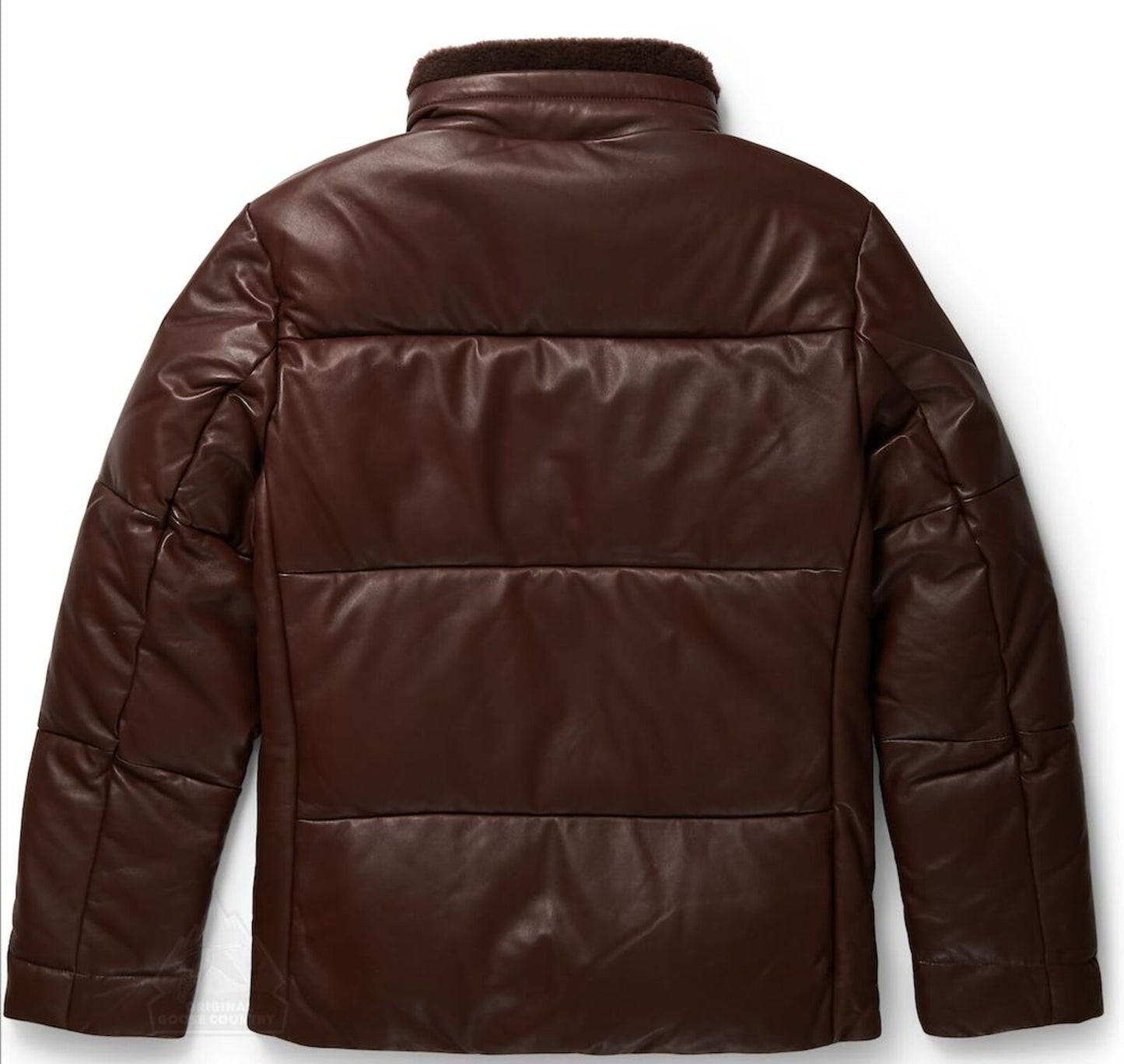 Original Goose Country Men's Goose Down Leather Jacket