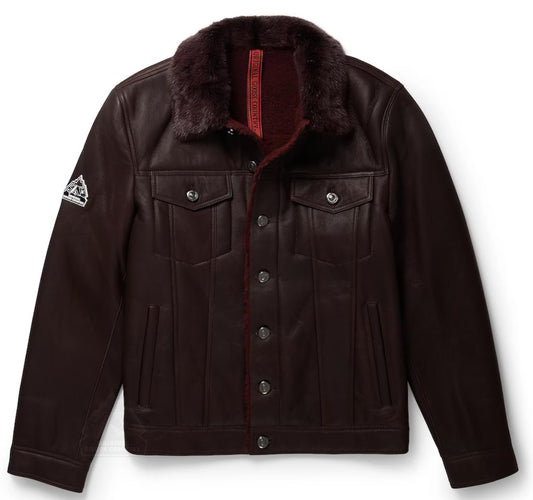 Original Goose Country Men's Sheepskin Shearling Jacket
