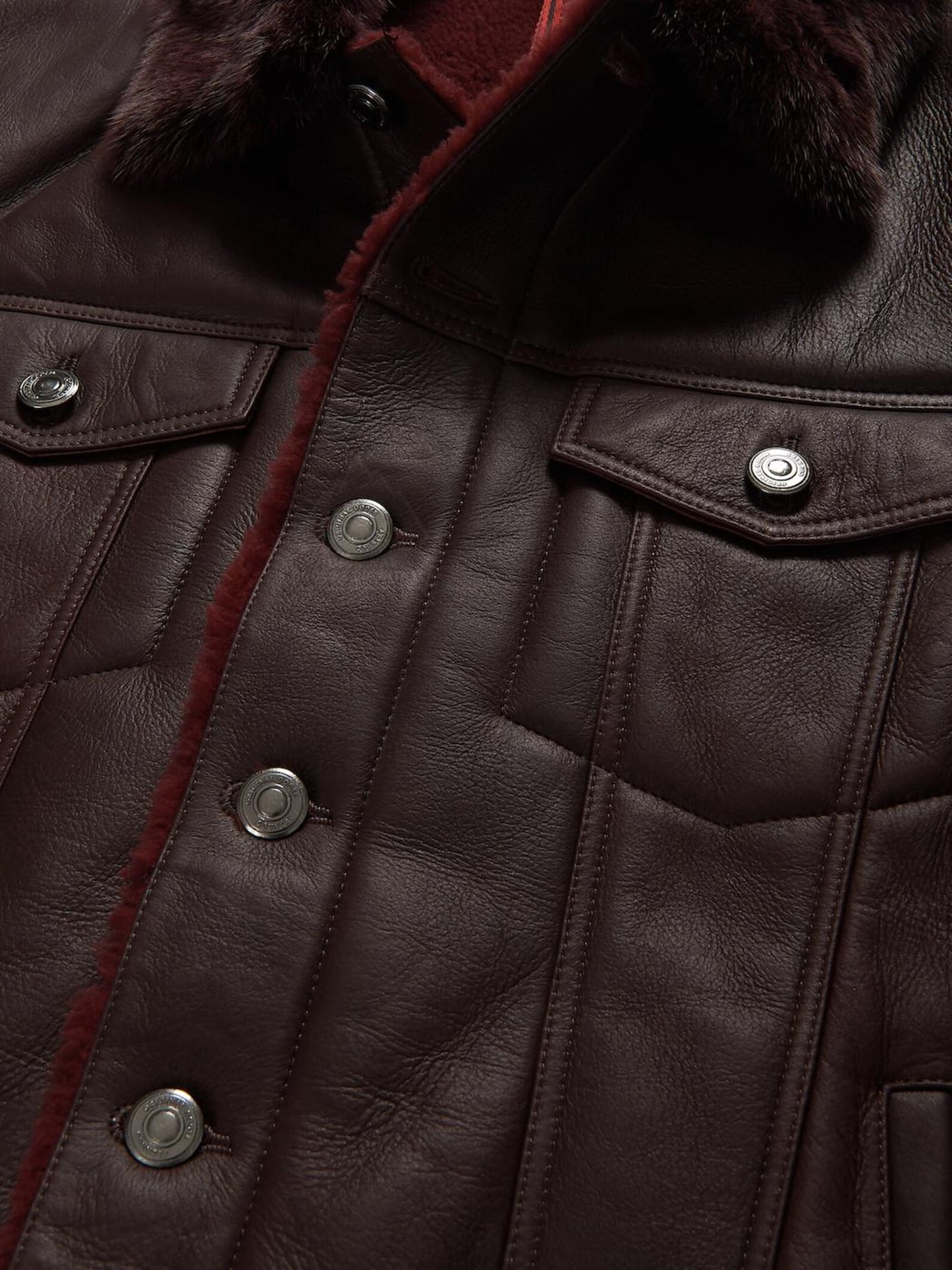 Original Goose Country Men's Sheepskin Shearling Jacket