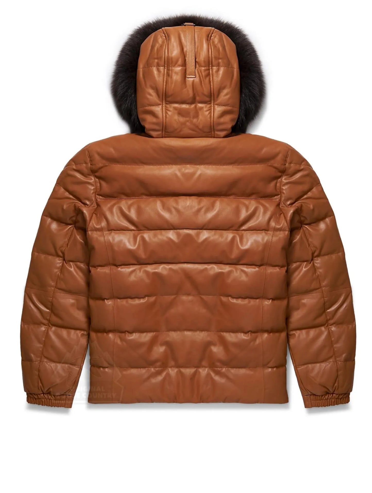 Original Goose Country Men's Goose Down Leather Jacket