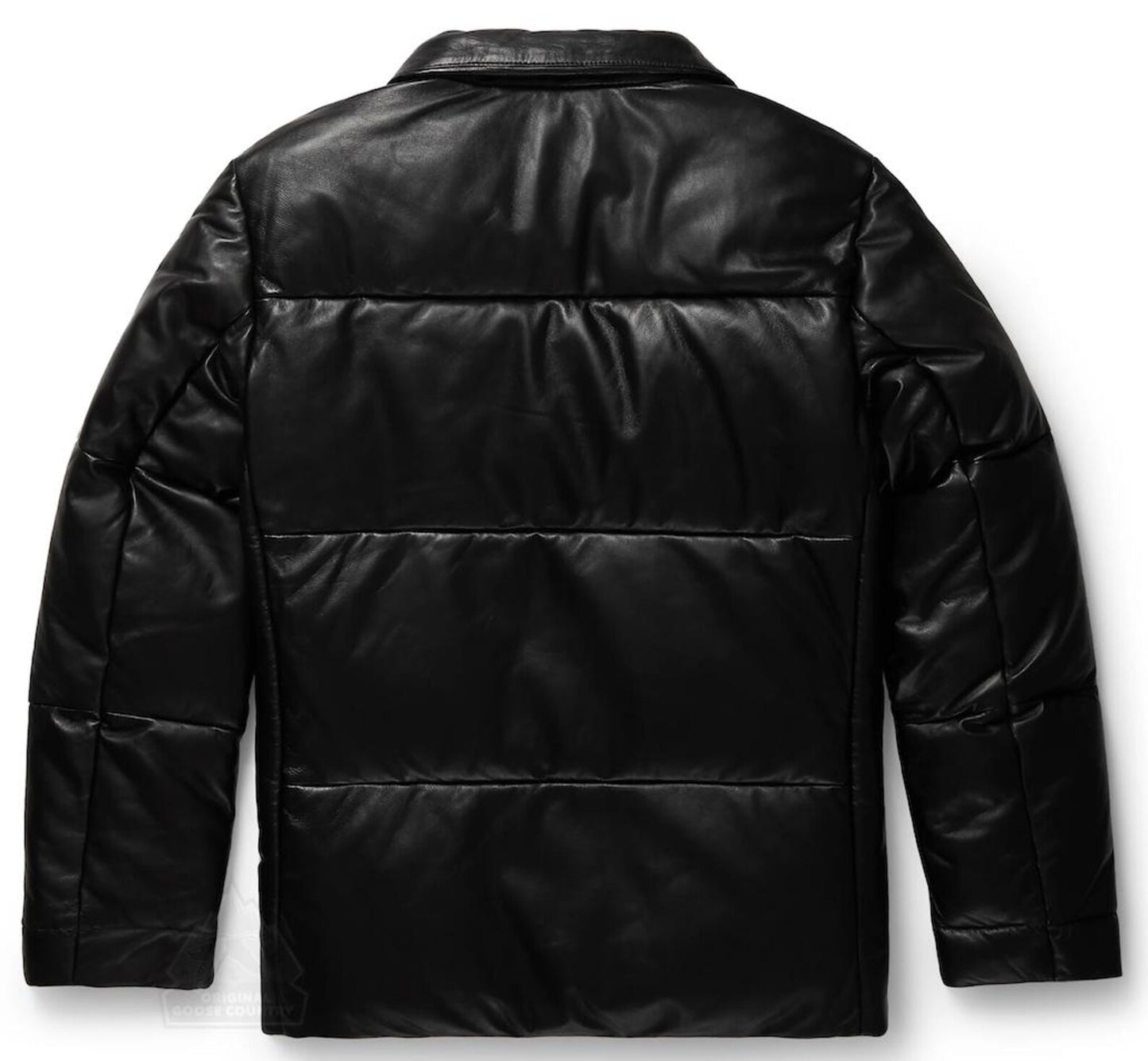 Original Goose Country Men's Goose Down Leather Jacket