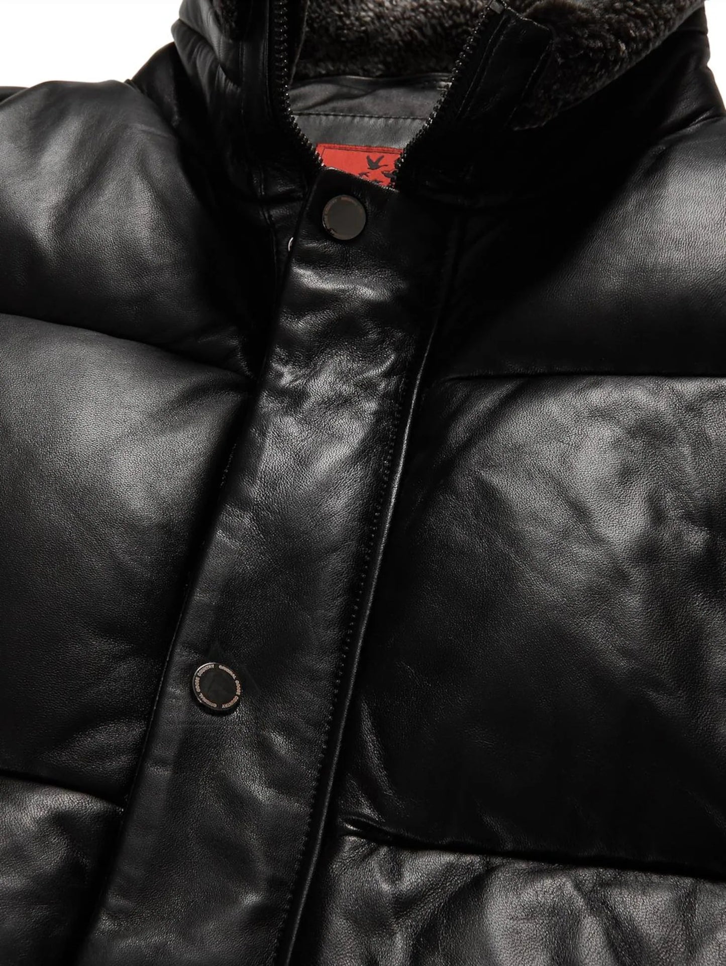 Original Goose Country Men's Goose Down Leather Jacket