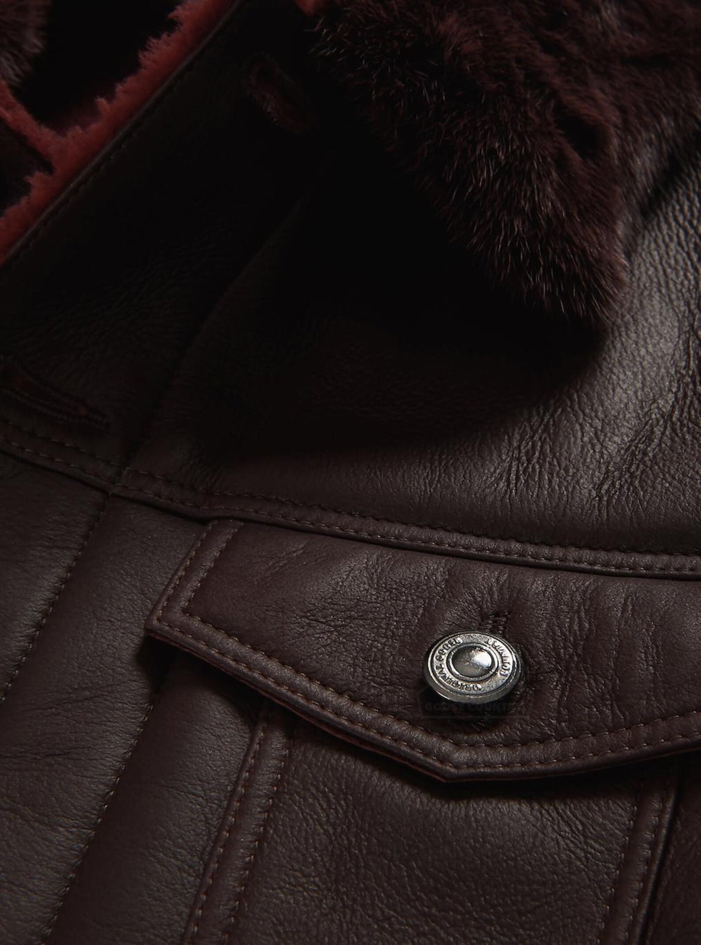 Original Goose Country Men's Sheepskin Shearling Jacket