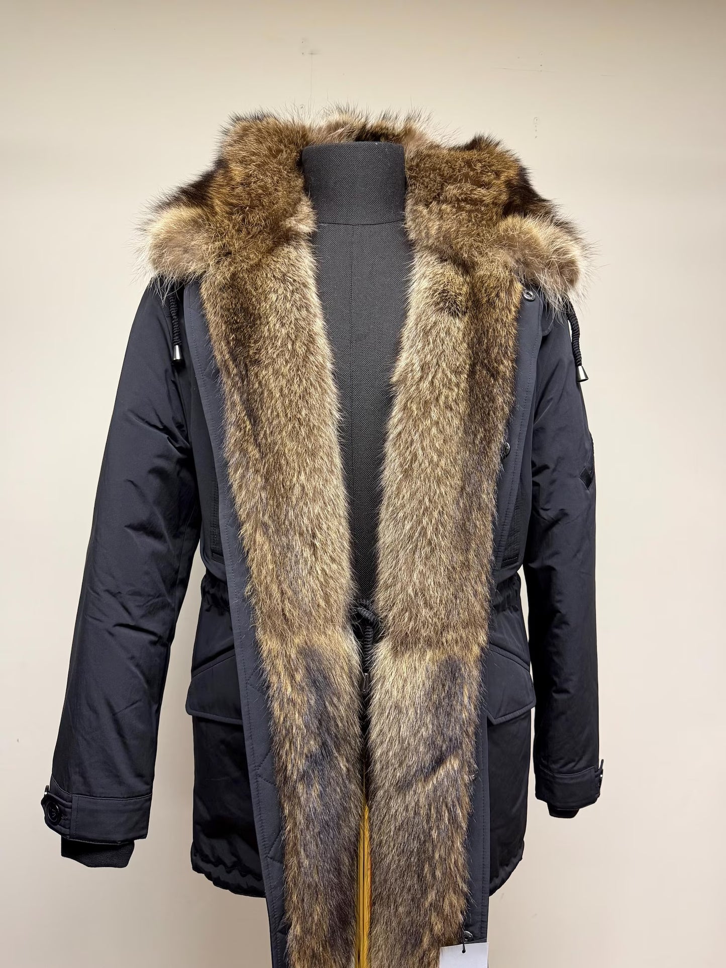 Tony Men's Parka With Raccoon Fur