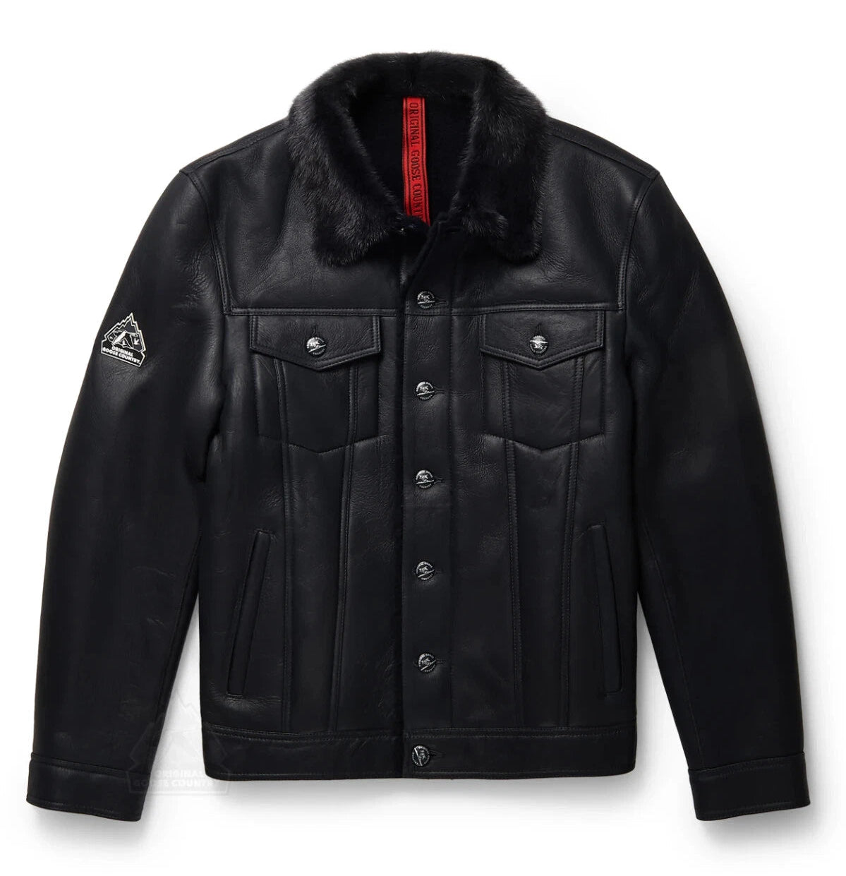 Original Goose Country Men's Sheepskin Shearling Jacket