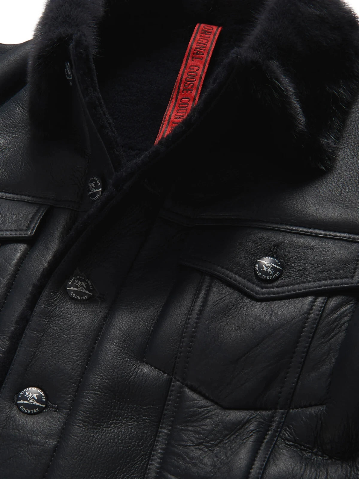 Original Goose Country Men's Sheepskin Shearling Jacket
