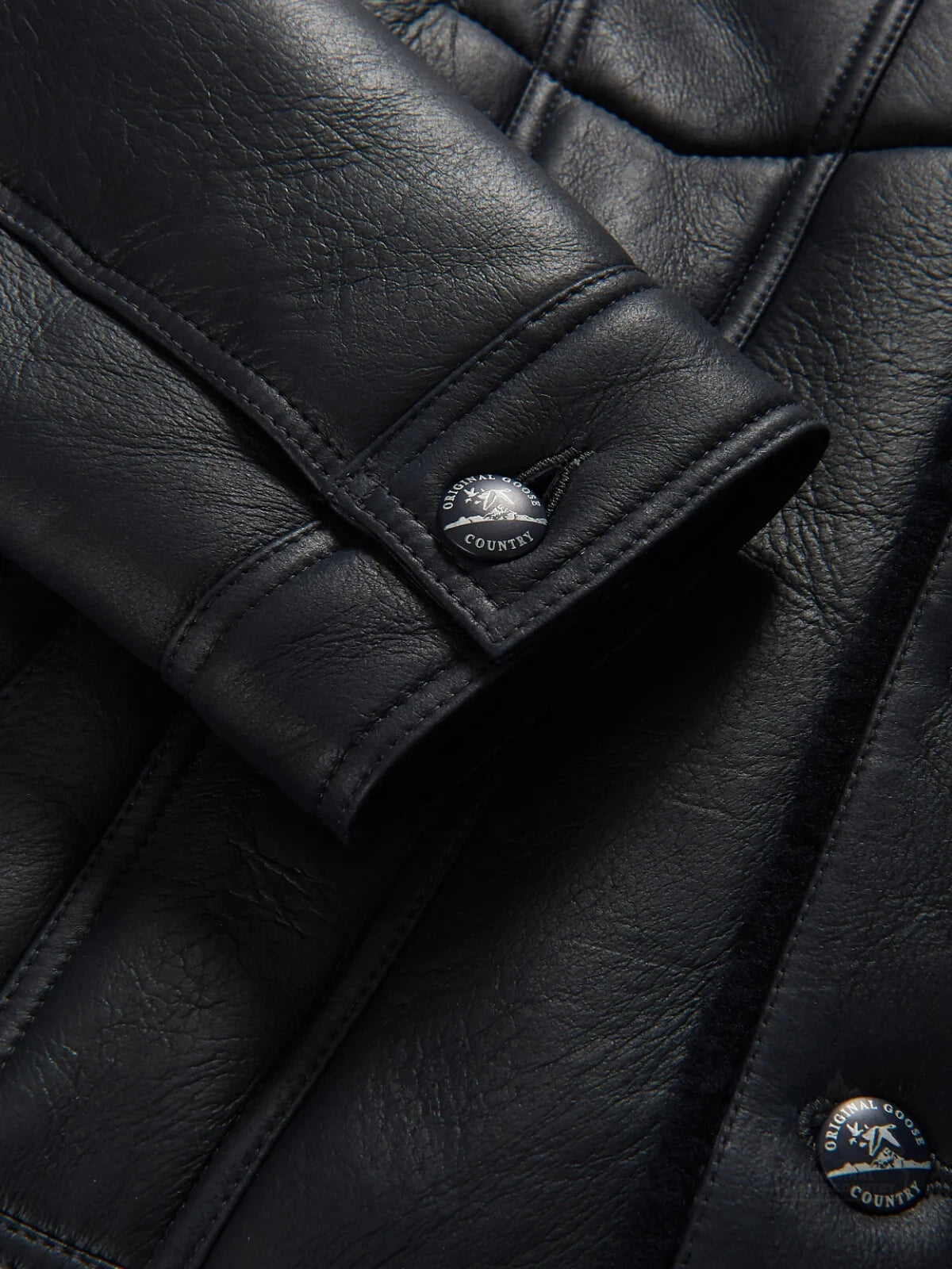Original Goose Country Men's Sheepskin Shearling Jacket
