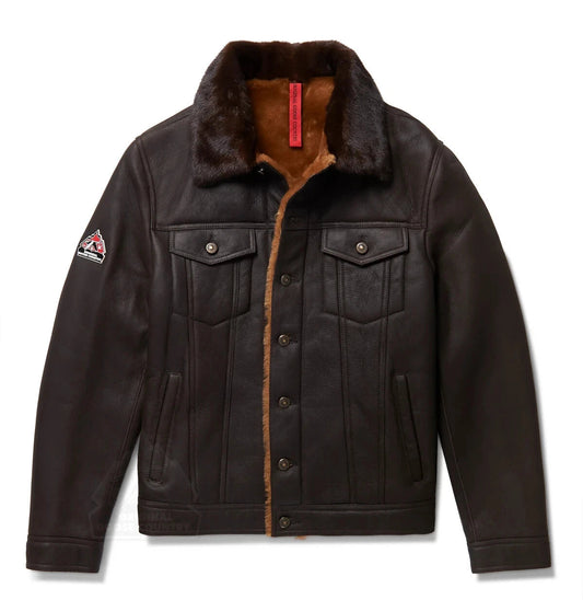 Original Goose Country Men's Sheepskin Shearling Jacket
